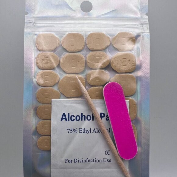 XXlong Coffin Nails Multi Color Rhinestone Deep Red - Picture 4 of 4